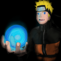Naruto s rasenganom
